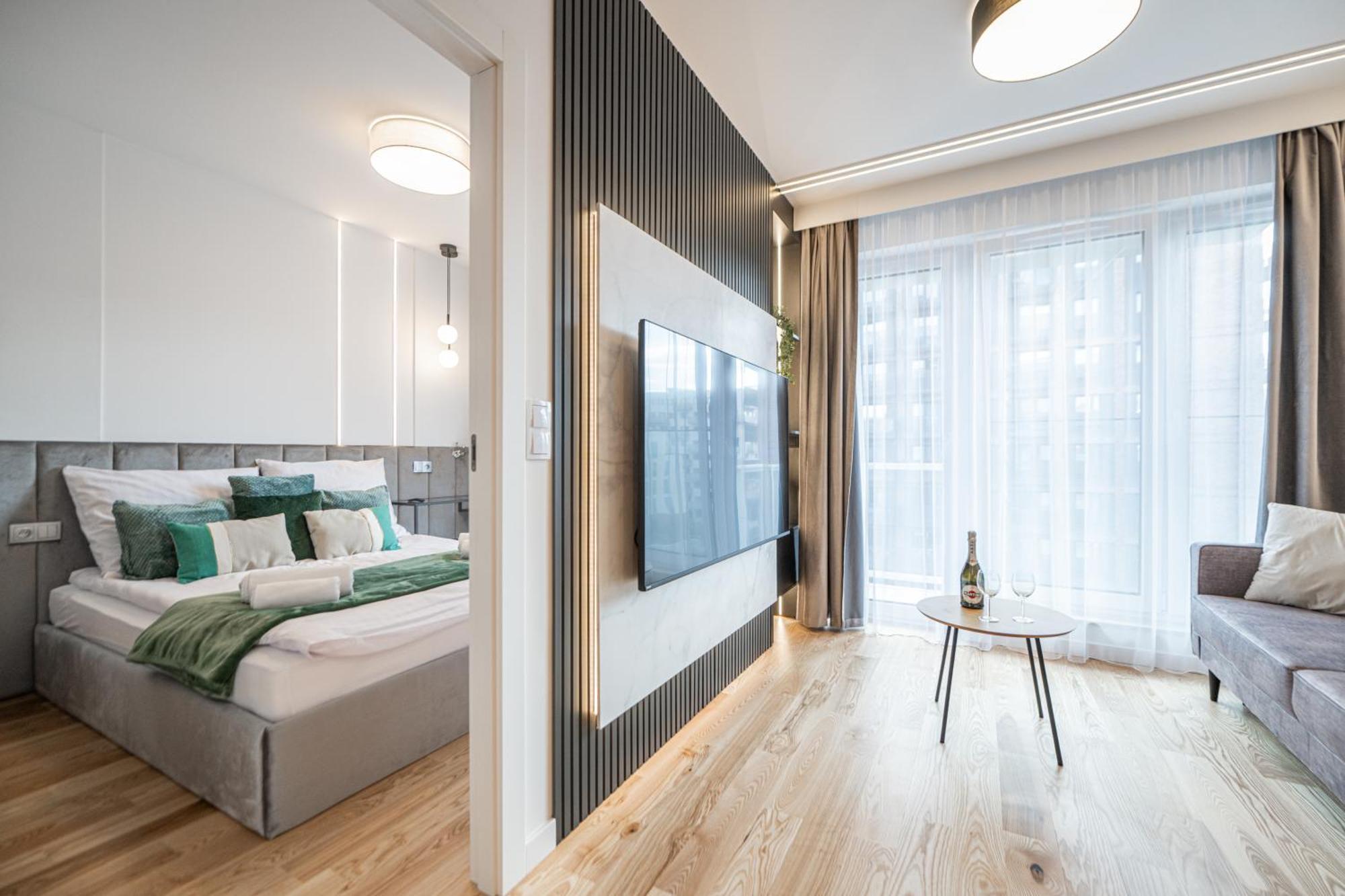 Apartment Port Popowice -darmowy Garaz I Rowery - Meldunki 24na7 - Tramwajem 15 Min Do Rynku