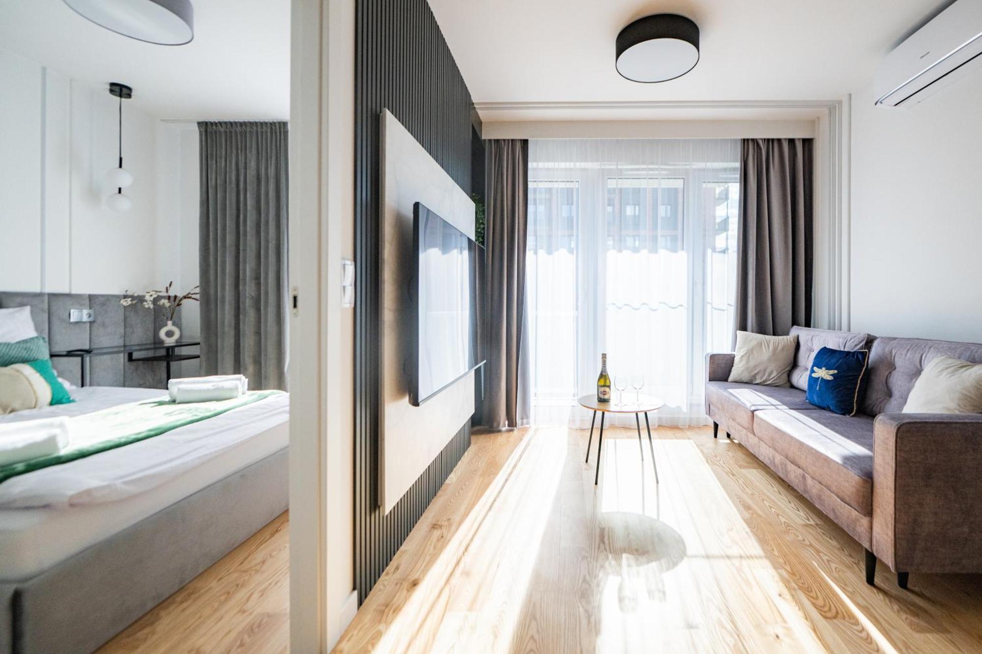 Apartment Port Popowice -darmowy Garaz I Rowery - Meldunki 24na7 - Tramwajem 15 Min Do Rynku Wroclaw